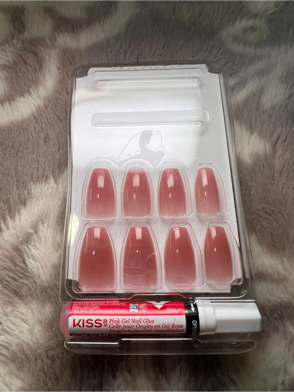 KISS Bare But Better TruNude Press-On Nails – Pink Nude | Medium